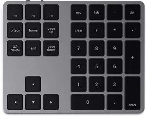 Satechi Bluetooth Extended Numeric Keypad – Slim Rechargeable 34-Key Numberpad – - Picture 1 of 6