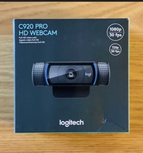 Logitech C920 Pro Stream 1080p Webcam für HD-Streaming NEU IN DER HAND - Bild 1 von 2