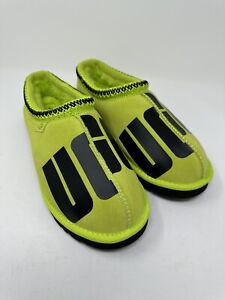UGG Men’s Tasman CHOPD Key Lime Black Slippers Size 11 1128195