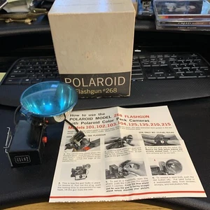 POLAROID: FLASHGUN #268: Caja original: vintage ~ sin probar - con instrucciones - Imagen 1 de 7