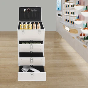 Kosmetikkoffer Makeup Koffer Trolley Beauty Case Schminkkoffer Friseurkoffer - Bild 1 von 20