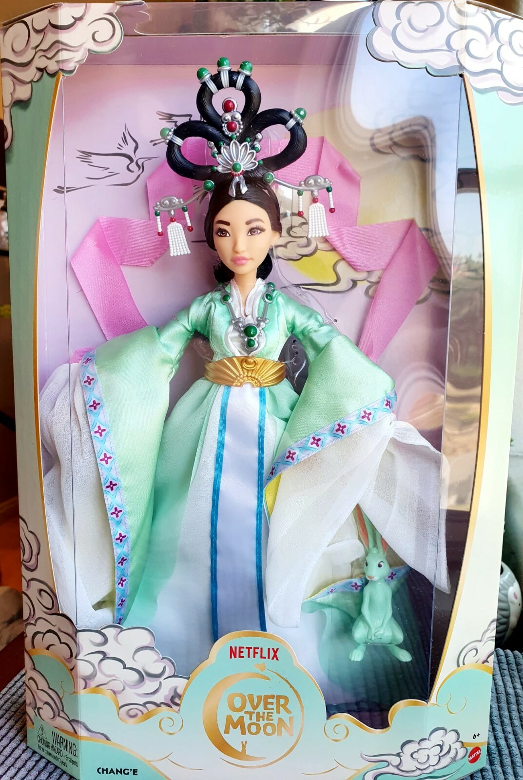 over the moon jade bunny plush doll