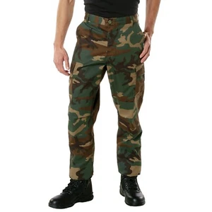 Military Type Tactical Camo Camouflage BDU Cargo Pants - Picture 1 of 46