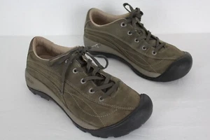 KEEN Toyah Women's 8 Brown Leather Hiking Trail Walking Shoes Sneaker 53001-BLOL - Picture 1 of 12