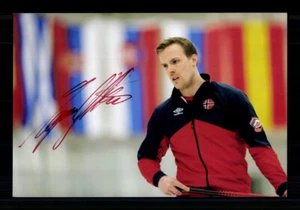 Magnus Nedregotten Foto Original Signiert Curling + A 239177 - Bild 1 von 2
