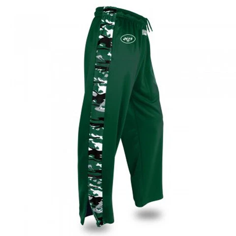 Zubaz Men's NFL New York Jets Camo Print Stadium Pants Cover