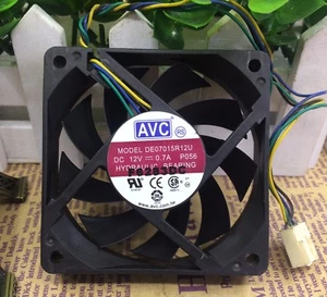 AVC DE07015R12U fan 70*70*15mm DC12V 0.7A 4pin PWM Chassis Cooling Fan - Picture 1 of 2
