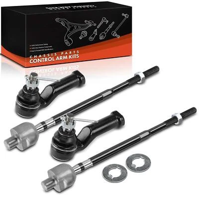 4x Front Inner & Outer Side Tie Rod End for Mazda Miata 1990-1997 Power Steering - Image 1 of 4