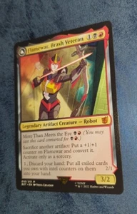 MTG Universes Beyond  Mythic FLAMEWAR BRASH VETERAN NM - Imagen 1 de 2