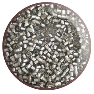 11/0 TR-29AF Black Diamond Silver Lined Matte 10g/30g Round Toho Seed Beads | Be - Picture 1 of 12