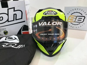 CASCO INTEGRALE AIROH VALOR ECLIPSE YELLOW GLOSS TAGLIA XXL 63 / FULL HELMET - Imagen 1 de 12