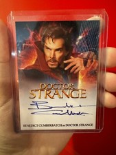 BENEDICT CUMBERBATCH AS DR STRANGE AUTO CUSTOM MARVEL CARD AUTHENTICATED