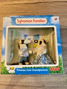 Figura mascota abuelos vaca frisón familias Sylvanian - Imagen 1 de 3