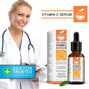 Premium Anti-Aging Vitamin C Serum Pure Hyaluronic Acid Wrinkle Collagen Face - Picture 1 of 11