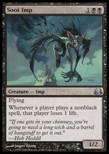 Magic the Gathering MTG Soot Imp (37) DD Divine vs. Demonic   LP