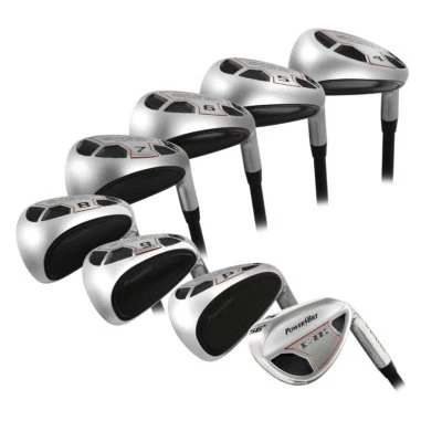 New Mens Powerbilt Golf EX-550 Hybrid Iron Set 4-SW Regular R Flex Rescue Clubs - Image 1 of 4
