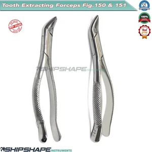 Extraction Forceps 150 & 151 Surgical Tooth. Canines Root Extraction Instruments - Bild 1 von 10