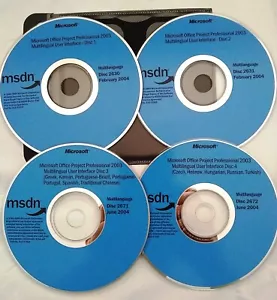 Microsoft Office Project Professional 2003 Multilingual User Interface CD set - Picture 1 of 1