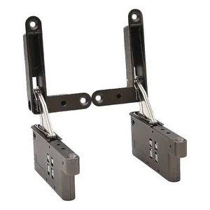 2Pcs Hidden Door Hinges 3.7x2.44x0.47inch Silent Buffer Hidden Door Hinge - Picture 1 of 7