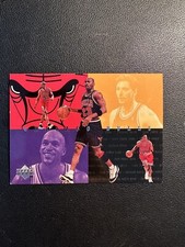 1997-98 Collector's Choice Chicago Bulls Michael Jordan ,Rodman , Kukoc #CB10