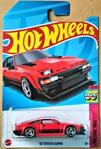 2023 HOT WHEELS THE 80'S 10/10 - #167 '82 TOYOTA SUPRA - LONG CARD - Picture 1 of 1