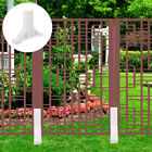 2Pcs Garden Fence Post Bases Lawn Picket Fence Stand Holder Yard fence Supply