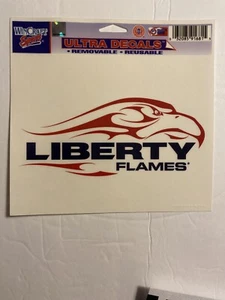 NEW WINCRAFT LIBERTY UNIVERSITY ~ LU FLAMES Ultra Decal 4 1/2” X 5 1/2 “ - Picture 1 of 1