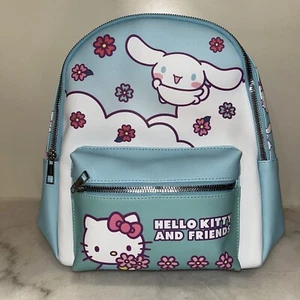 Sanrio Cinnamoroll Hello Kitty And Friends Mini Backpack Faux Leather Brand New - Picture 1 of 11