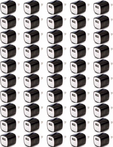 50x USB Wall Charger Power Adapter AC Home US Plug For Samsung  iPhone X 8 7 6 - Image 1 of 3
