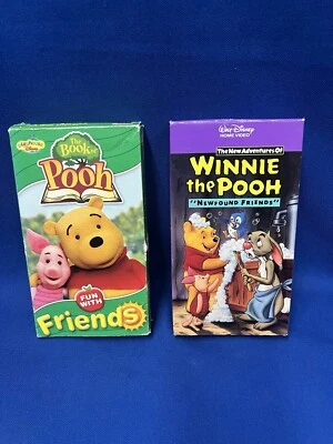 Lot Of 2 Book of Pooh, The: Fun With Friends  Winnie The Pooh Newfound Friends - Image 1 of 3