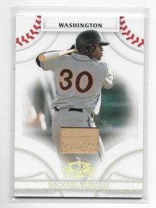 2008 Donruss Threads BATS Michael Burgess Washington Nationals 423/500 GU BAT 