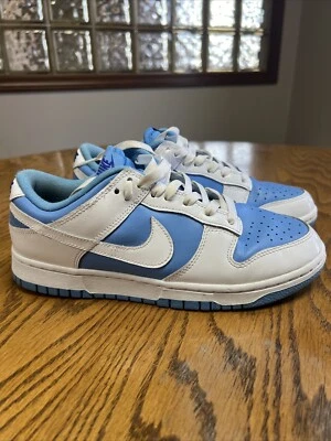 Zapatos Nike Dunk Low 'Reverse UNC' para mujer, azul universitario, (DJ9955-101), talla 8 Foto 1 de 4