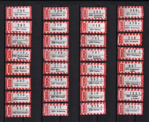 RFA - 32 unidades R folleto, código postal 8372 a 8397 (EZ-101) - Imagen 1 de 1