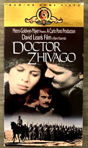 Classic-Doctor Zhivago VHS 2-Tape Set 1988 Omar Shariff & Julie Christie - Picture 1 of 3