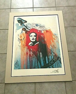 SALVADOR DALI Marilyn Monroe-Mao Limited Edition Lithograph #214/500 Matted - Picture 1 of 8