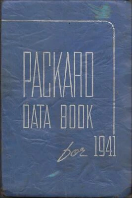 Livro de dados Packard original 1941 110 120 160 180 Series opções de corpo personalizado - Imagem 1 de 4