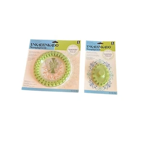 Lot Of 2 Inkadinkado Stamping Gear Set Round Wheel And Oval Cog New Sealed - Picture 1 of 6