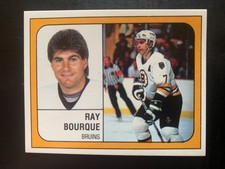 1988-89 Panini Hockey Sticker #204- Ray Bourque- Looks NrMt+