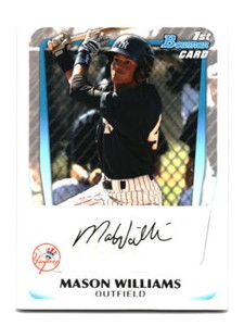 2011 Bowman Prospects # BP85 Mason Williams