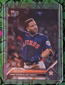 JOSE ALTUVE ⚾ Astros Star Smacks 2,000th Career Hit!! 🔥 2023 Topps NOW #732 🔥 - Picture 1 of 2
