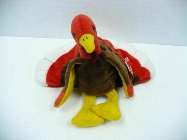 TY Beanie Baby – GOBBLES the Turkey (5.5 in)