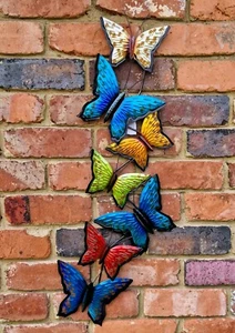 Butterfly Hanging Wall Art Metal 80cm Home Or Garden  - Picture 1 of 3