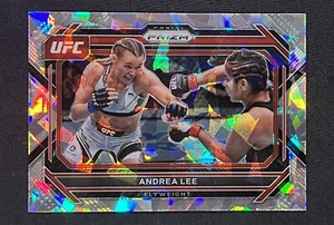 2023 Panini Prizm UFC Andrea Lee Silver Cracked Ice #86