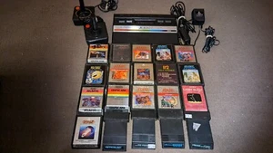 Atari 2600 Jr   Rainbow with joysticks adapters, 20 GAMES ALL TESTED - Picture 1 of 6