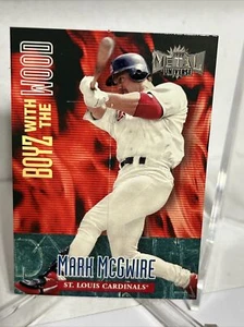 1999 Skybox Metal Universe Boyz with the Wood Mark McGwire #5BW - Picture 1 of 3