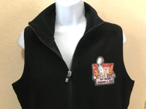 Chaleco polar para mujer NFL Super Bowl LIX 2025 New Orleans Chiefs Eagles talla M - Imagen 1 de 6