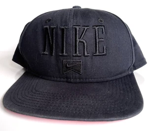 BRAND NEW NIKE CANCER AWARENESS BLACK WITH PINK RIM ADJUSTABLE BASEBALL CAP - Picture 1 of 7