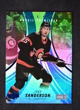 2022-23 UD Trilogy Blue #140 Jake Sanderson /199 - Ottawa Senators