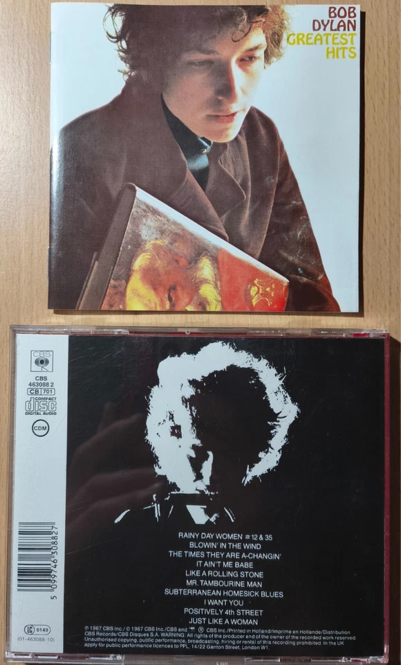 BEST OF / BOB DYLAN - GREATEST HITS (1967) 10 TRACKS / CD 20 VON 66 - Bild 1 von 1