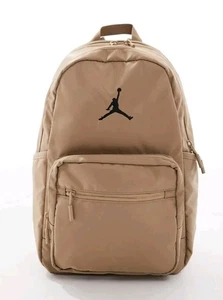 Nike Jordan Jumpman Jam MVP Backpack Rucksack School Bag Beige New - Picture 1 of 4